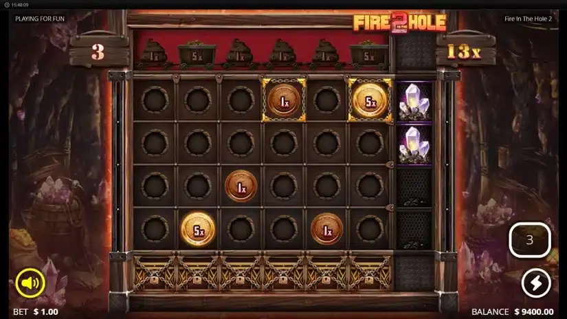 Fire in the Hole 2 slot screenshot 4
