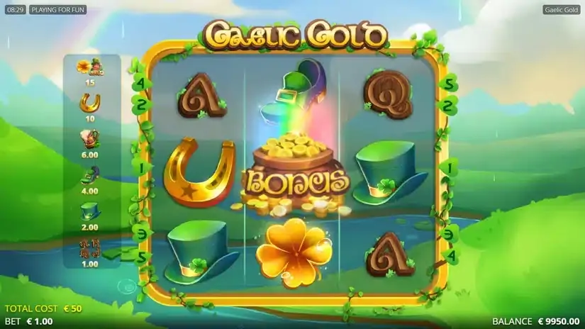 Gaelic Gold slot screenshot 2
