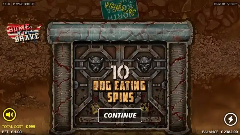 Home of the Brave slot screenshot 3