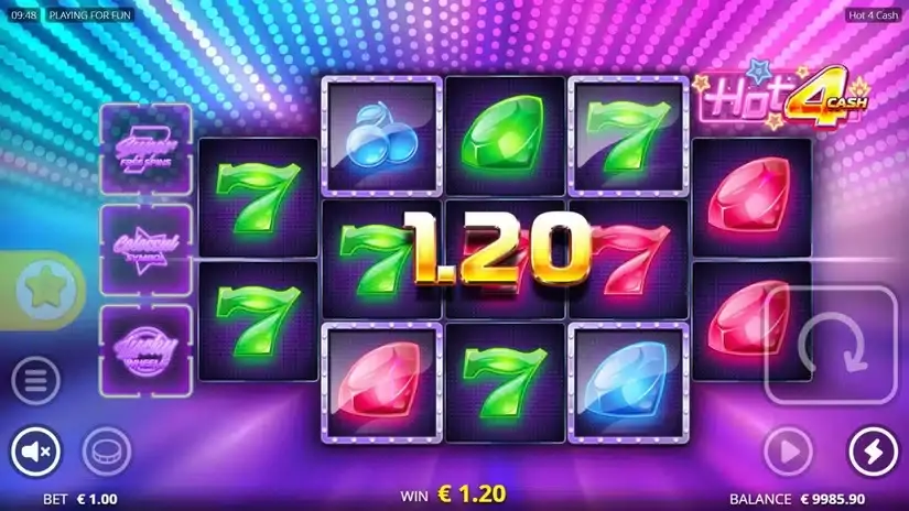 Hot 4 Cash slot screenshot 4