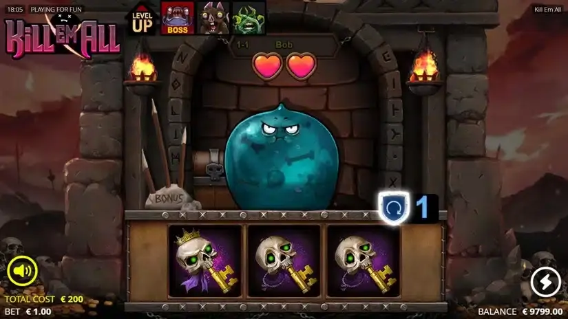 Kill Em All slot screenshot 2