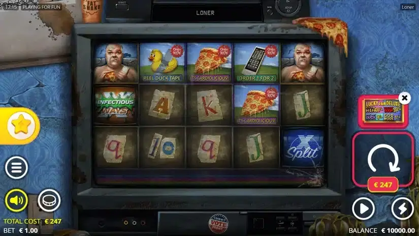 Loner slot screenshot 