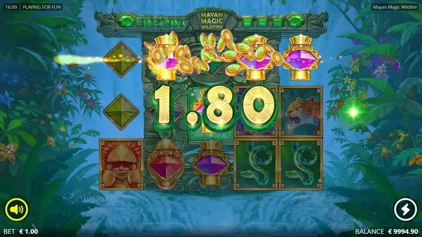 Mayan Magic Wildfire slot screenshot 2