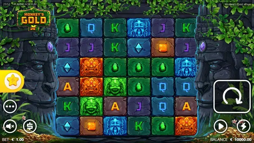 Monkey’s Gold xPays slot screenshot 
