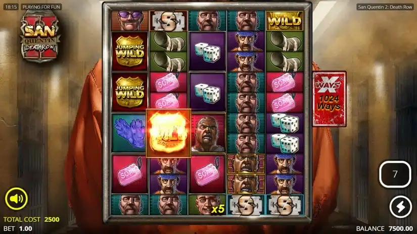 San Quentin 2: Death Row slot screenshot 6