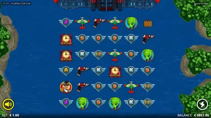 Space Donkey slot screenshot 2