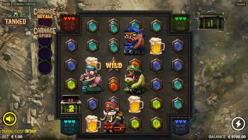 Tanked slot screenshot 2
