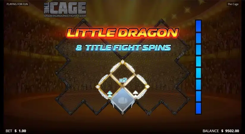 The Cage slot screenshot 3