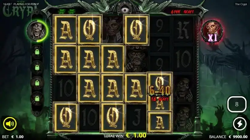 The Crypt slot screenshot 4