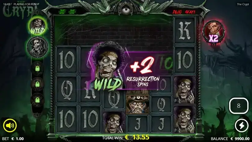 The Crypt slot screenshot 5