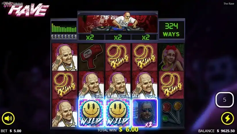 The Rave slot screenshot 4