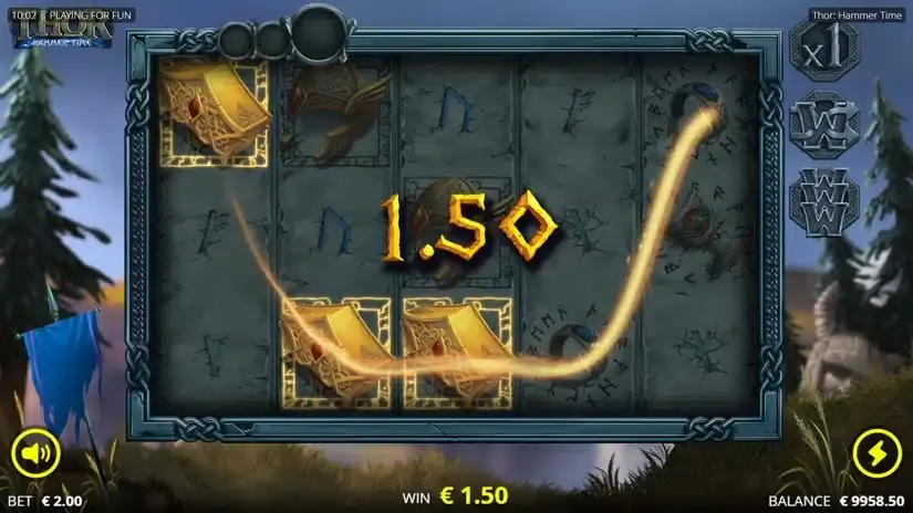 Thor Hammer Time slot screenshot 3