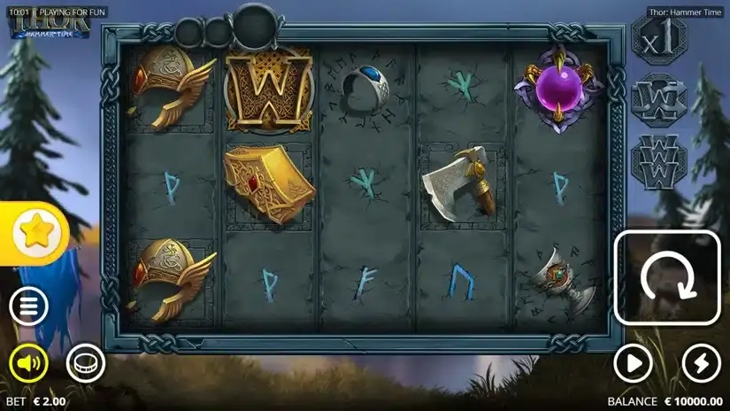 Thor Hammer Time slot screenshot 