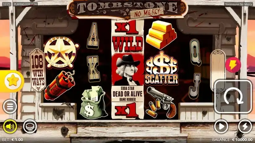 Tombstone: No Mercy slot screenshot 