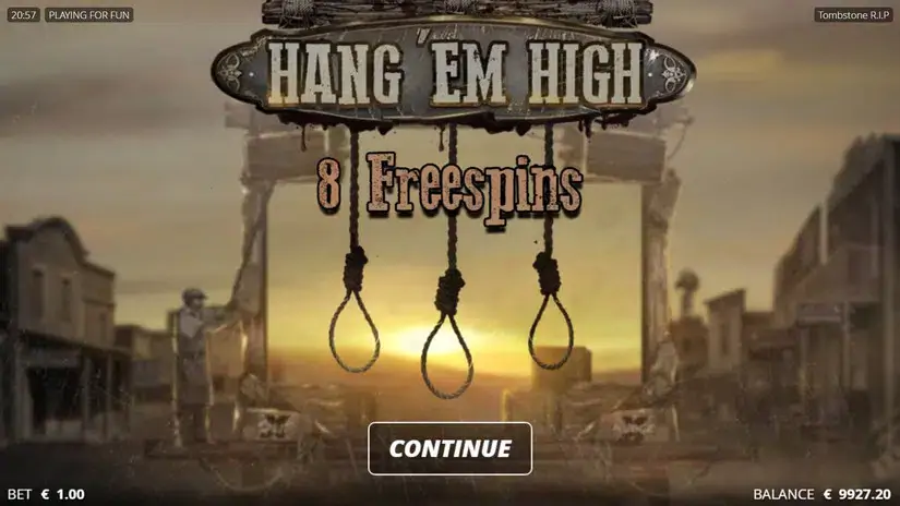 Tombstone RIP slot screenshot 3