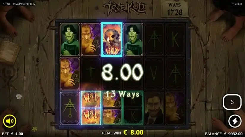 True Kult slot screenshot 4