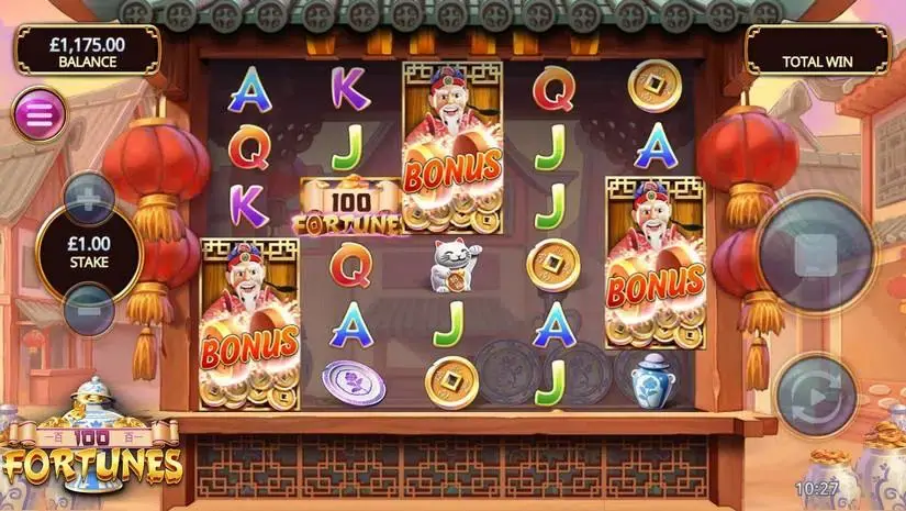 100 Fortunes slot screenshot 1