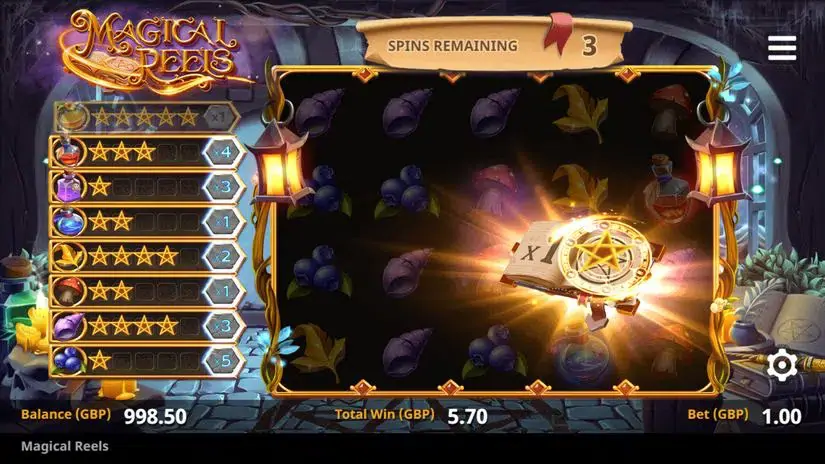 Magical Reels slot screenshot 2