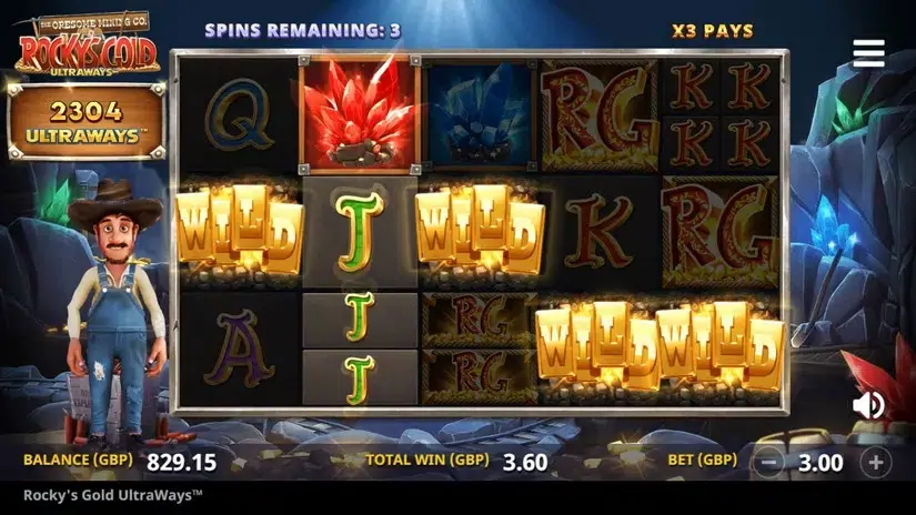 Rocky’s Gold Ultraways slot screenshot 8
