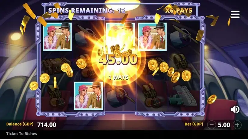 Ticket to Riches slot screenshot 9