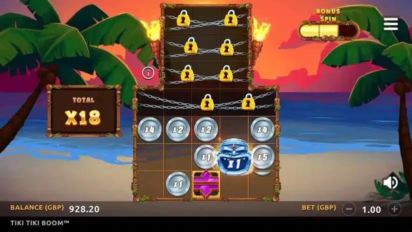 Tiki Tiki Boom slot screenshot 5