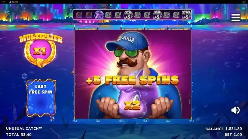 Unusual Catch slot screenshot 6