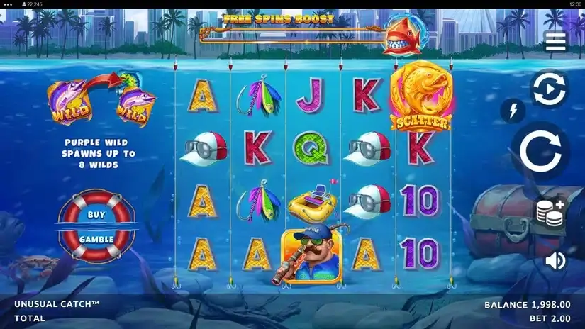 Unusual Catch slot screenshot 1
