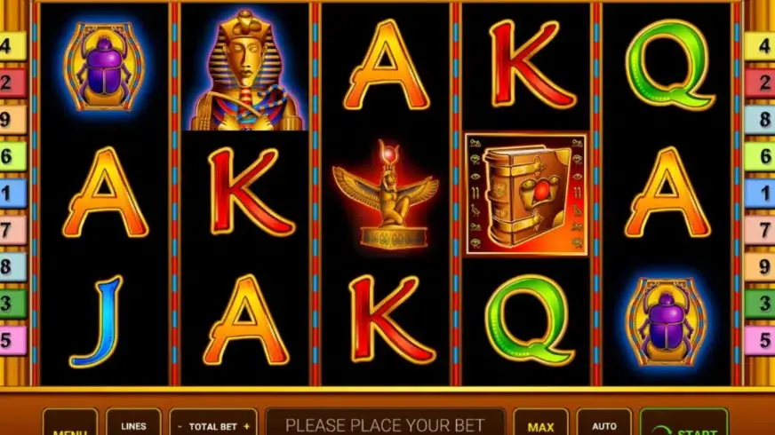 Book of Ra slot screenshot 