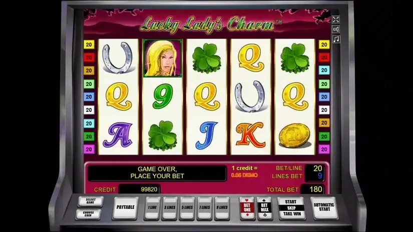 Lucky Lady’s Charm slot screenshot 1