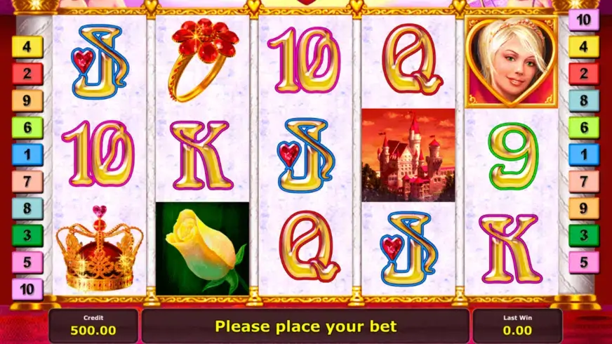 Queen Of Hearts slot screenshot 1
