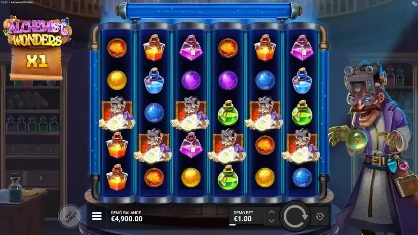 Alchemist Wonders slot screenshot 2