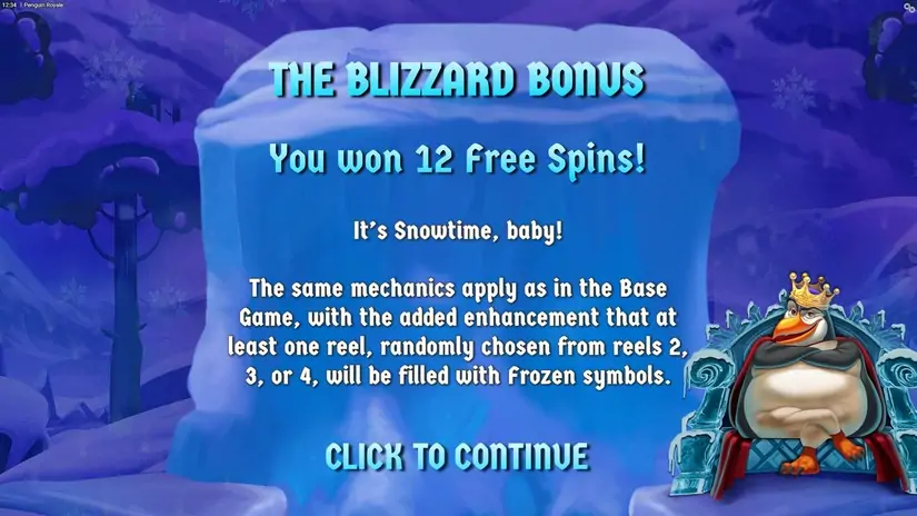 Penguin Royale slot screenshot 3