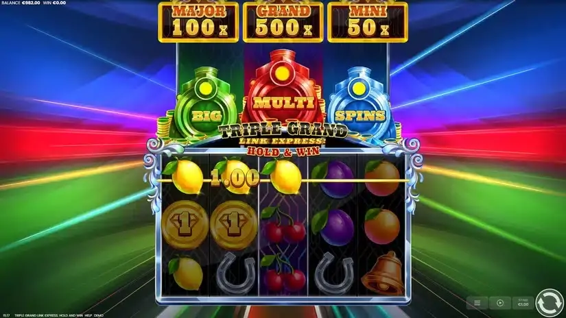 Triple Grand Link Express slot screenshot 3
