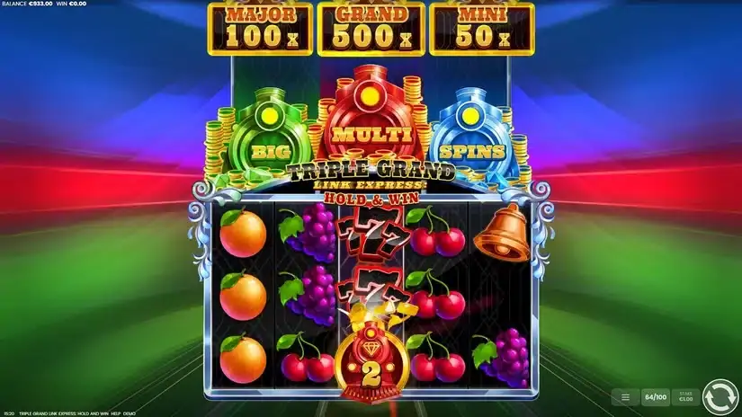 Triple Grand Link Express slot screenshot 