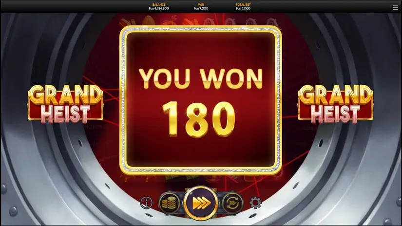 Grand Heist slot screenshot 7