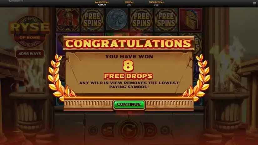 Ryse of Rome slot screenshot 3