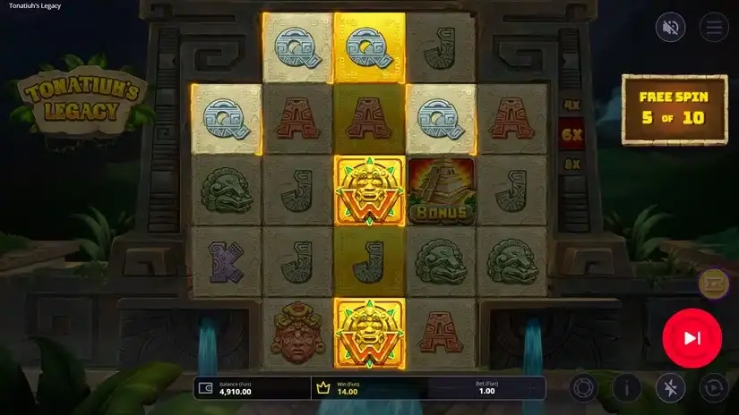 Tonatiuh’s Legacy slot screenshot 5