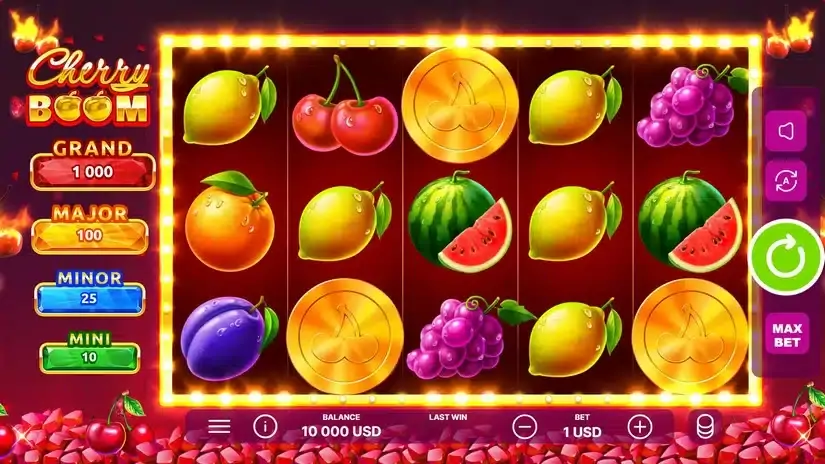 Cherry Boom slot screenshot 