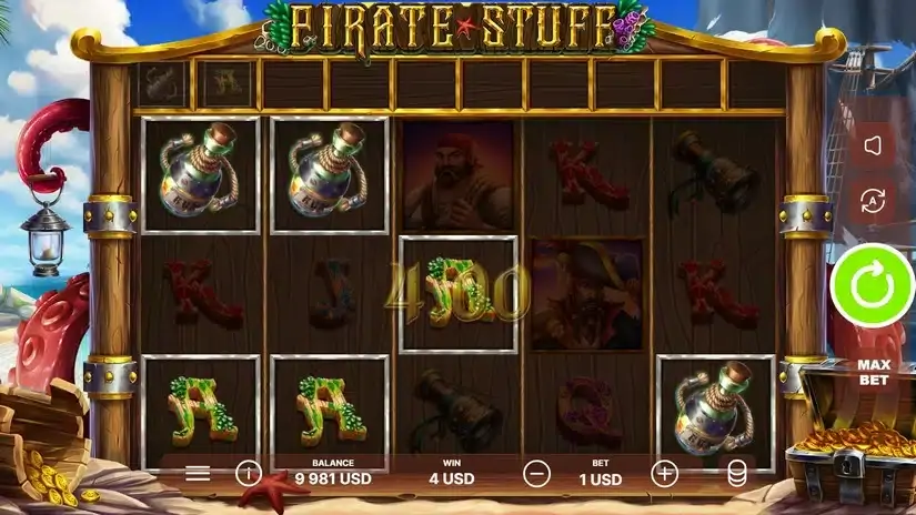 Pirate Stuff slot screenshot 4
