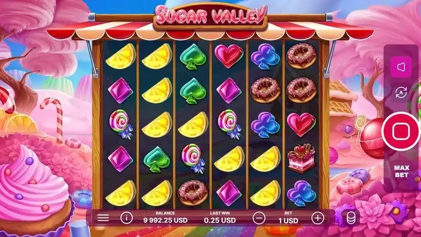 Sugar Valley slot screenshot 2