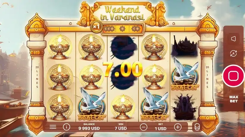 Weekend in Varanasi slot screenshot 4