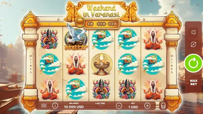 Weekend in Varanasi slot screenshot 1
