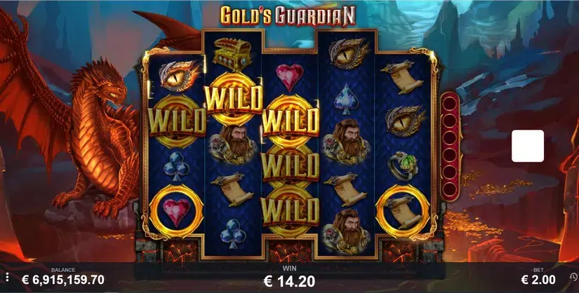 Gold’s Guardian slot screenshot 3