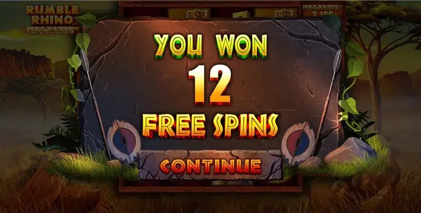 Rumble Rhino Megaways slot screenshot 3