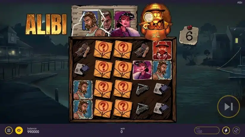 Alibi slot screenshot 4