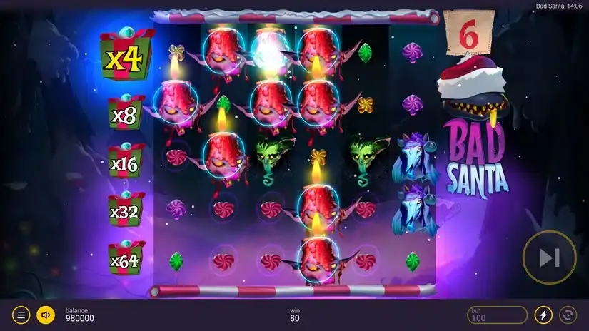 Bad Santa slot screenshot 5