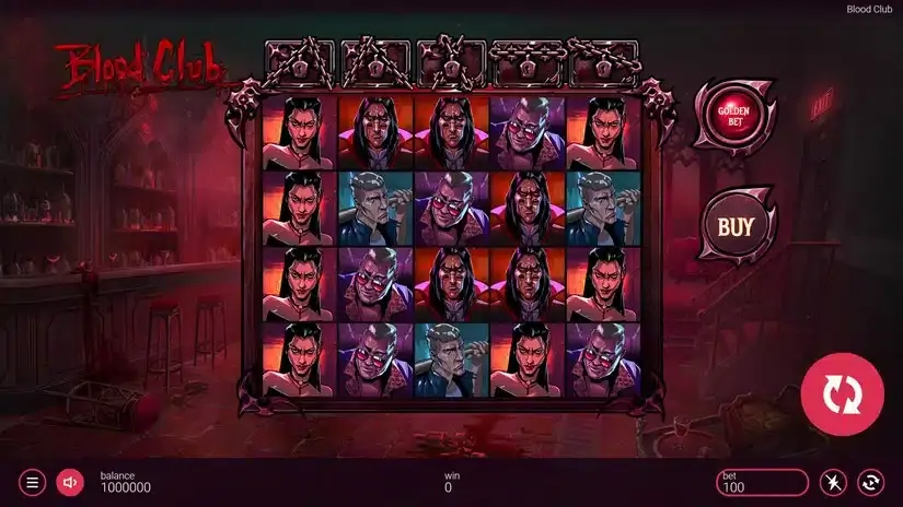 Blood Club slot screenshot 