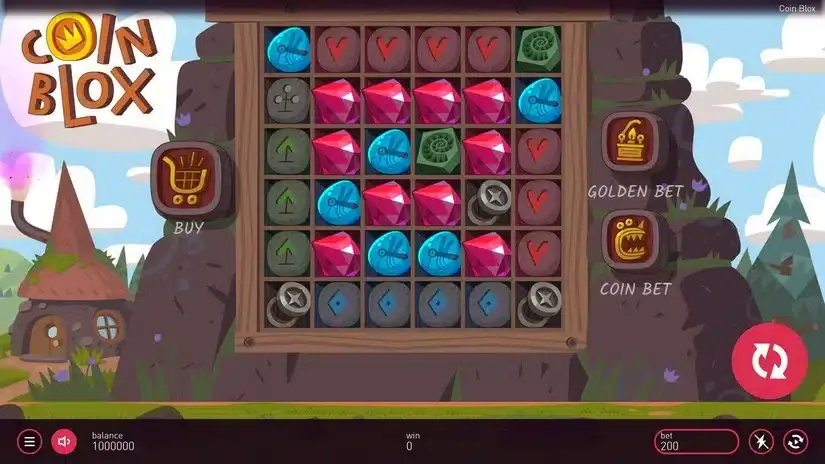 Coin Blox slot screenshot 