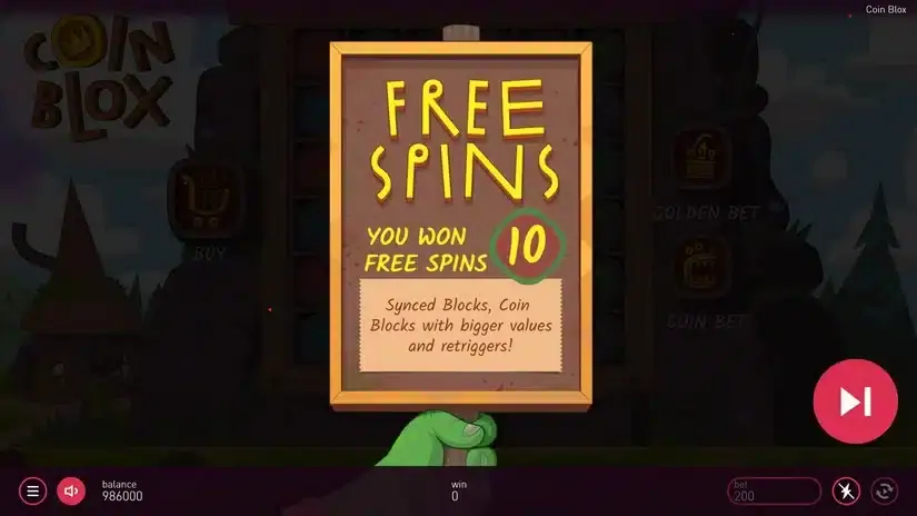 Coin Blox slot screenshot 3