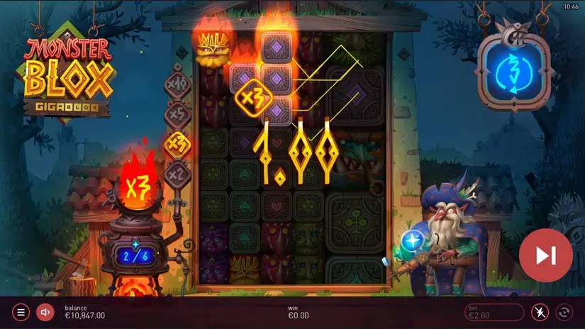 Monster Blox slot screenshot 5